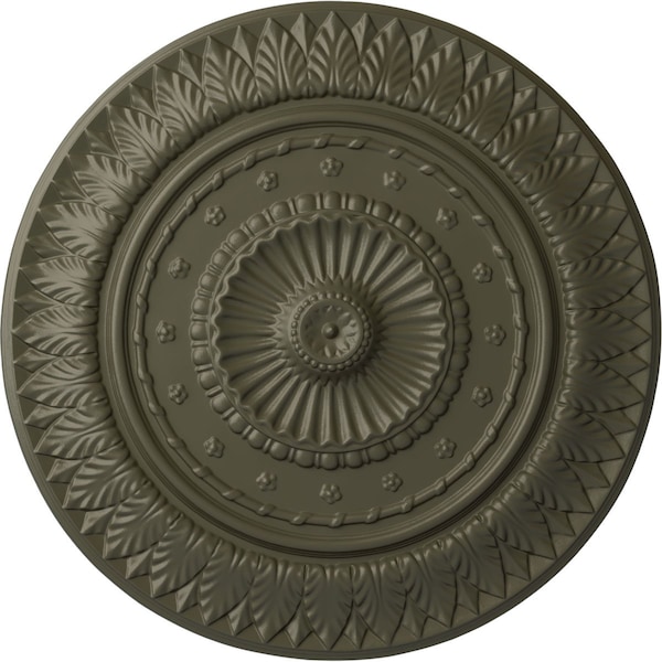 Ekena Millwork Christopher Ceiling Medallion, Hand-Painted Witch Hazel, 26 5/8"OD x 2 1/4"P CM26CSWHF - main